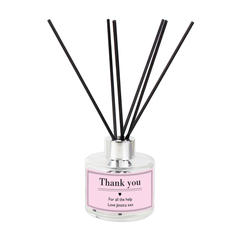 Personalised Classic Pink Reed Diffuser £13.49